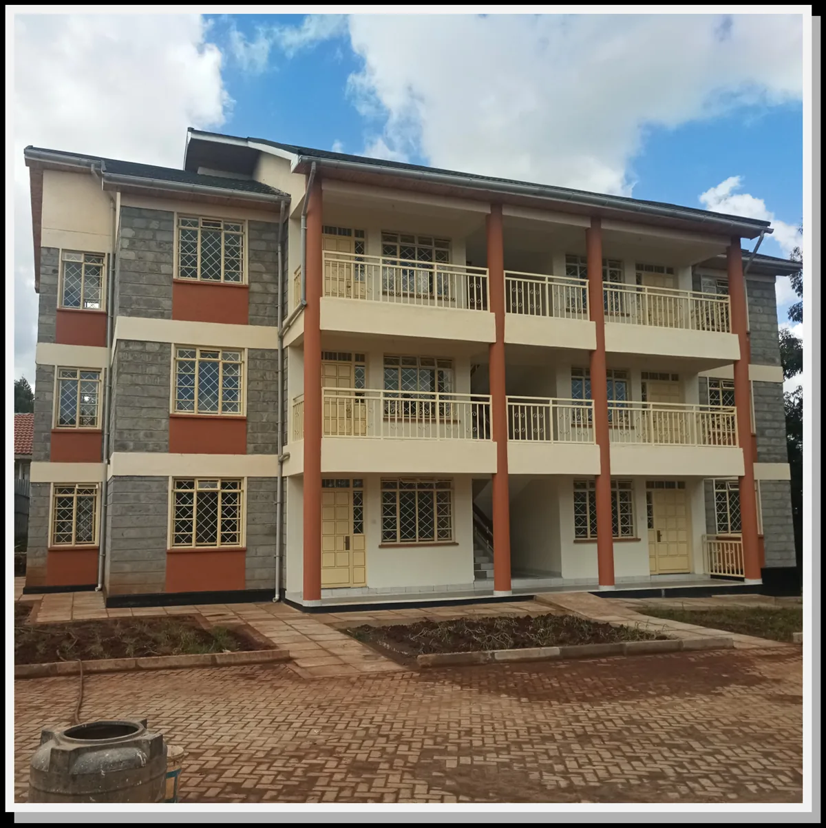 Completed staff housing project
