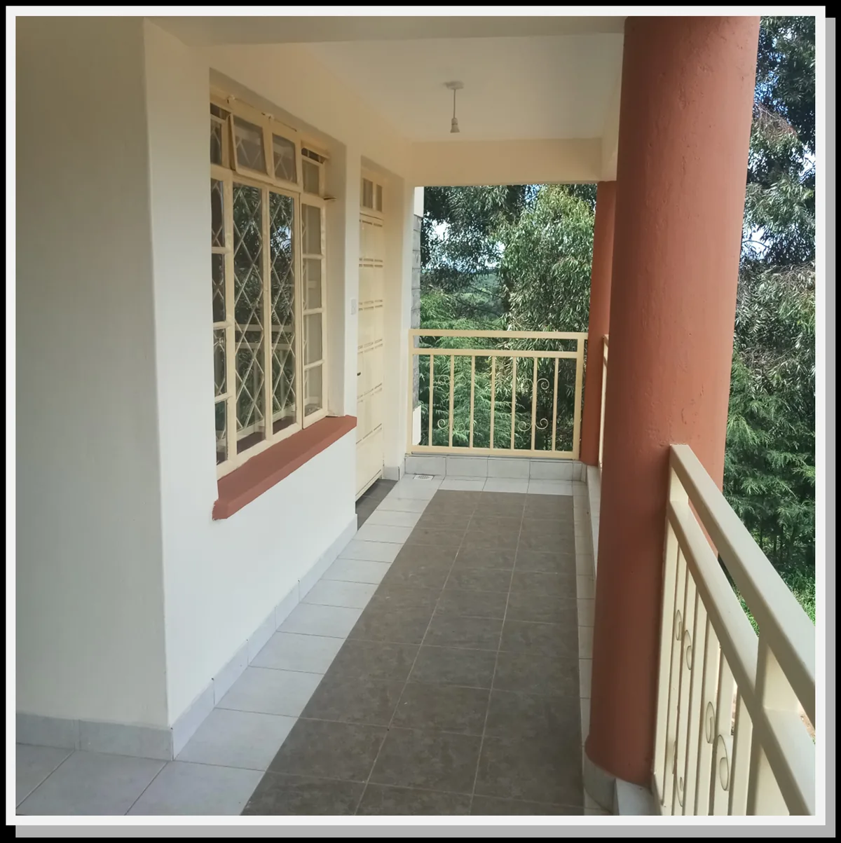 Completed verandah